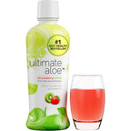 Ultimate Aloe strawberry kiwi digestive supplement front view