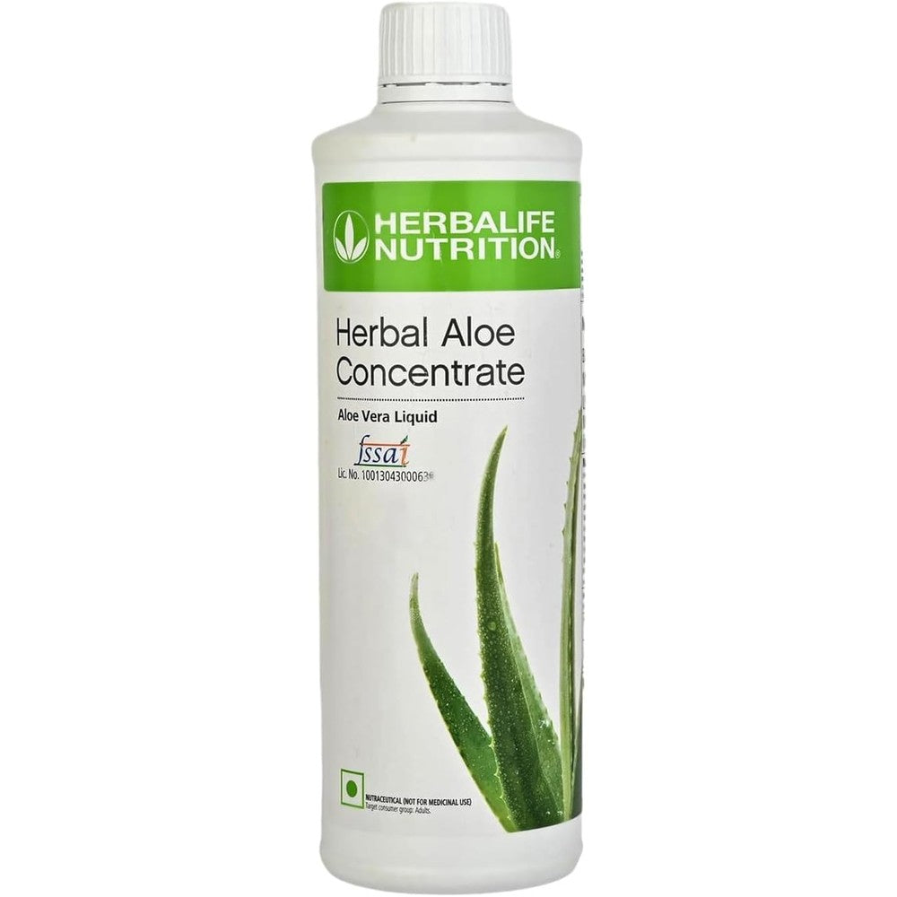 Herbalife Herbal Aloe Concentrate Cranberry 16 Fluid Ounce bottle front view