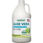Land Art Pure Aloe Vera Juice 64 fluid ounce bottle front view