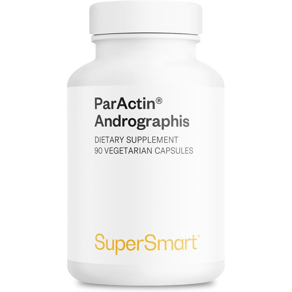 Supersmart ParActin Andrographis Paniculata 300mg bottle front view for immune defense