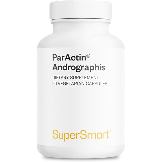 Supersmart ParActin Andrographis Paniculata 300mg bottle front view for immune defense