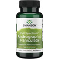 Swanson Full Spectrum Andrographis Paniculata 400mg 60 Capsules front bottle view for immune support