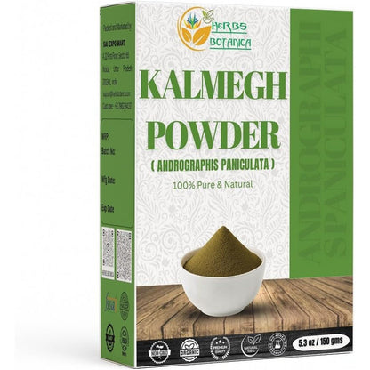 Herbs Botanica Kalmegh Powder front packaging view for immune wellness