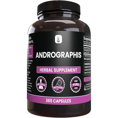 Pure Original Ingredients Andrographis Paniculata front view bottle
