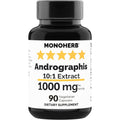 Monoherb Andrographis Extract 1000mg bottle front view for immune support
