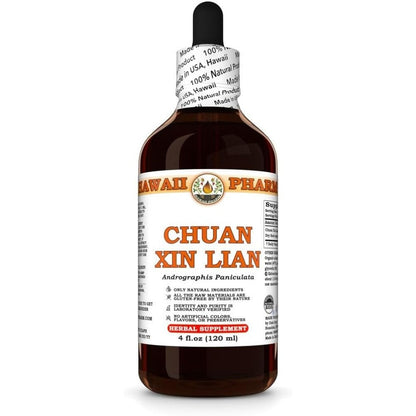 Hawaii Pharm Chuan Xin Lian Andrographis Paniculata 4oz liquid extract front view for immune defense