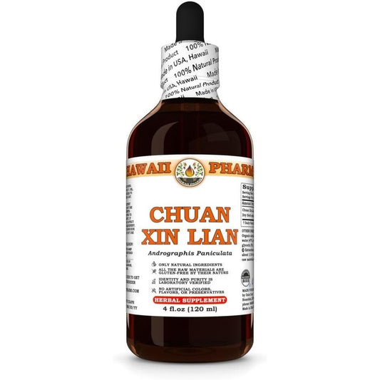 Hawaii Pharm Chuan Xin Lian Andrographis Paniculata 4oz liquid extract front view for immune defense