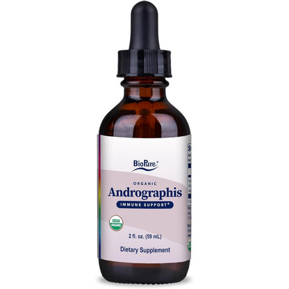 BioPure Andrographis Organic Herbal Extract front view bottle