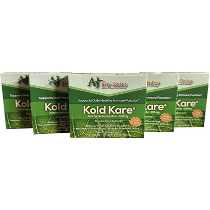 Kare-N-Herbs Kold Kare daily immune supplement front view showing packaging box