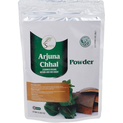 Svatv Terminalia Arjuna Herbal Bark Powder front packaging view