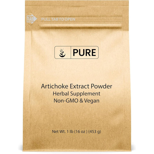 Pure Original Ingredients Artichoke Extract Powder front view of one pound bag