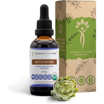Secrets of the Tribe Artichoke Extract 2 Ounce bottle front view