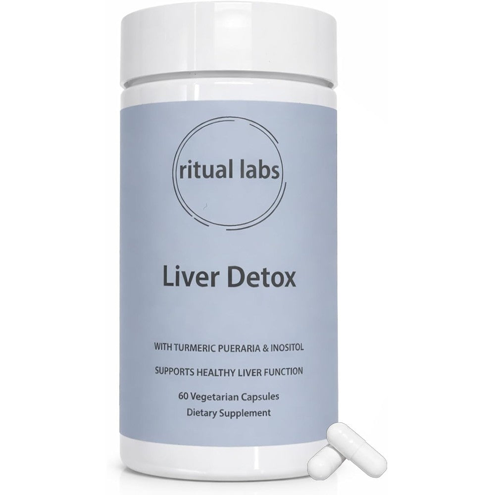 Piuregn Ritual Labs Healthy Liver 60 capsules front view bottle for premium herbal liver support