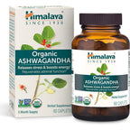 himalaya organic ashwagandha somnifera stress relief supplement bottle