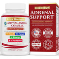 Ashwagandha Complex Adrenal Support Supplement Bottle