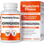 Physician's CHOICE ashwagandha somnifera root 1950mg capsules with black pepper for absorption
