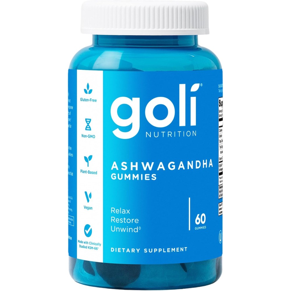 Vitamin d gummies with ashwagandha root extract for stress relief and daily relaxation