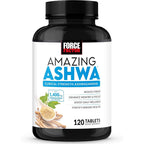 Force Factor Amazing Ashwa 120 Tablets Bottle Front