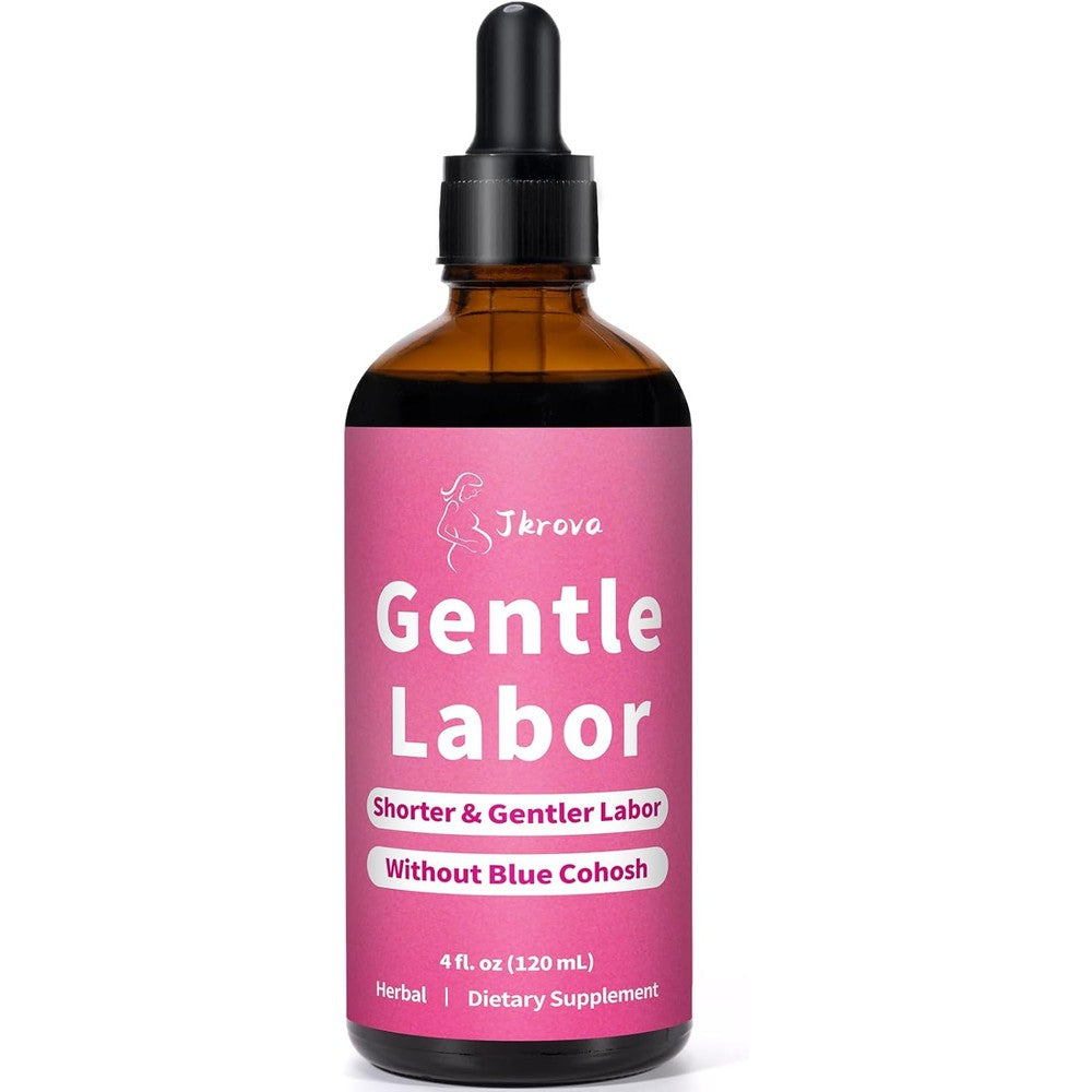 Jkrova Gentle Labor Birth Prep Tincture front bottle view