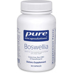 pure encapsulations boswellia supplement 60 capsules bottle