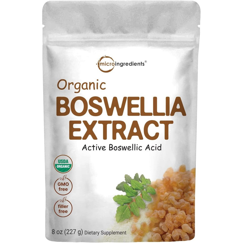 micro ingredients organic boswellia serrata extract powder 8 oz jar