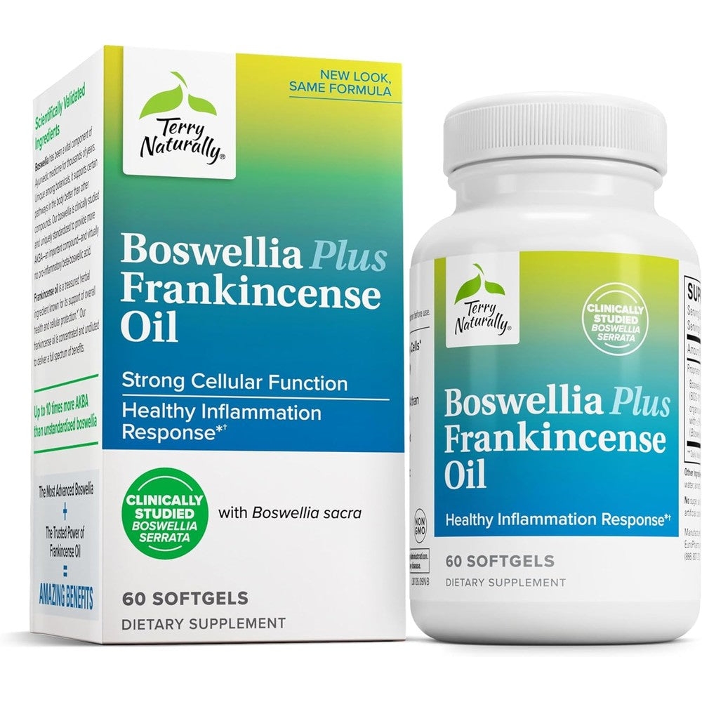 terry naturally boswellia plus frankincense oil 60 softgels