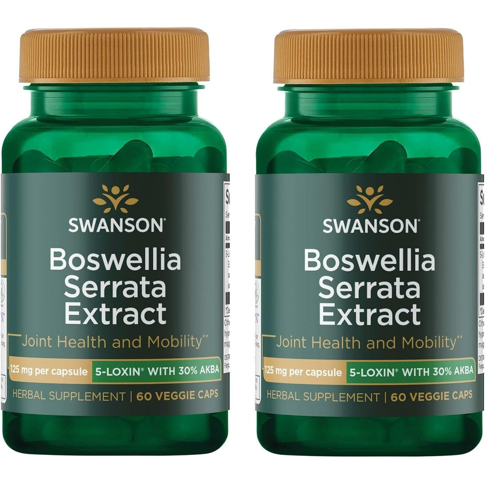 swanson boswellia serrata extract 125 mg vegetable capsules