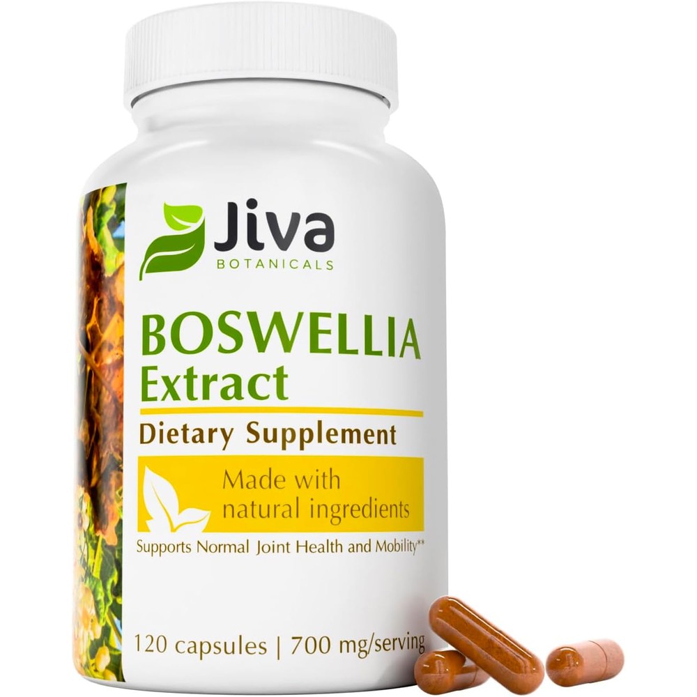 Jiva Botanicals Boswellia extract capsules bottle