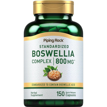 Piping Rock Boswellia Serrata Extract nutritional dietary supplement 150 capsules