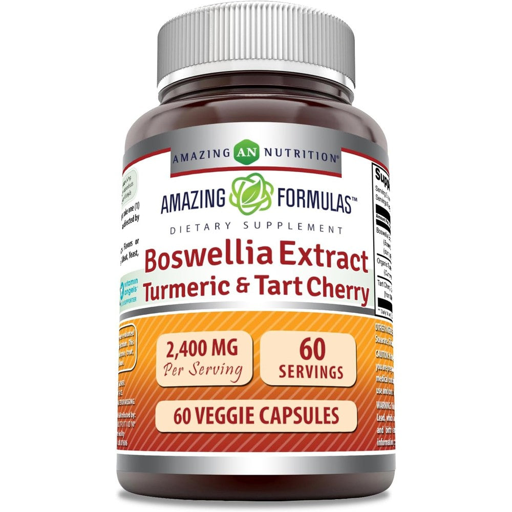 Amazing Formulas Boswellia turmeric powder with curcumin Tart Cherry Supplement