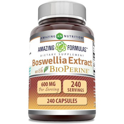 Amazing Formulas Boswellia Extract with Bioperine vitamins and minerals supplements
