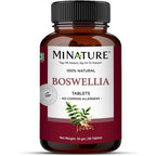 mi nature boswellia Sserrata tablets 1000mg 90 capsules bottle