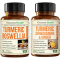 vimerson boswellia turmeric ashwagandha supplement bundle bottles