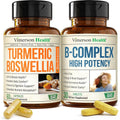 vimerson boswellia turmeric vitamin b complex supplement bundle