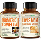 vimerson boswellia turmeric lions mane mushroom supplement bundle