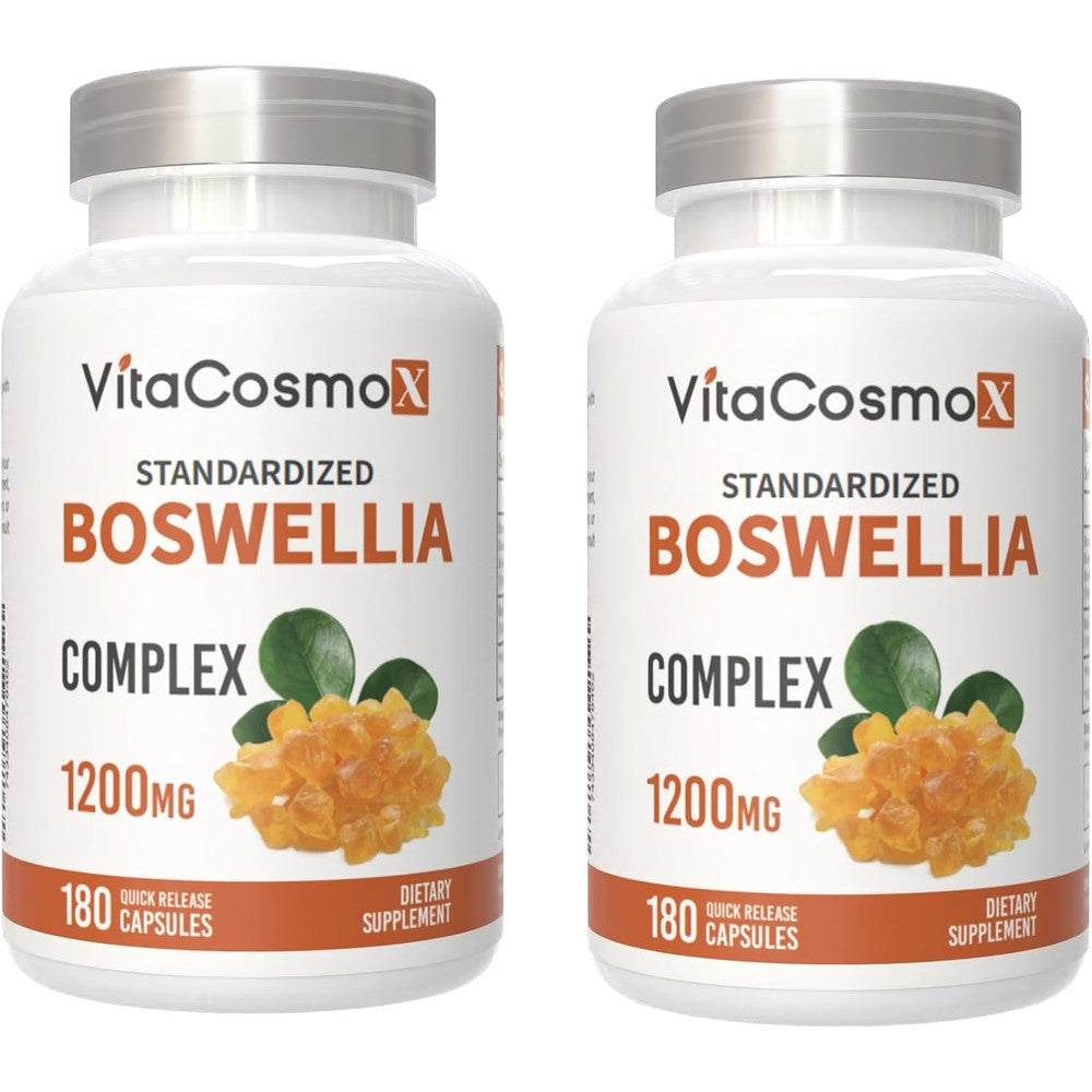 vitacosmox boswellia serrata complex capsules bottle