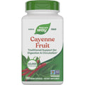 Nature's Way Cayenne Pepper 180 vegan capsules front view for digestive health support