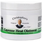 Christopher's Original Formulas Cayenne Heat Ointment 4 fluid ounce bottle front view showcasing authentic packaging.