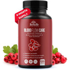 HerbaMe Blood Circulation Supplement front view bottle packaging for cardiovascular support