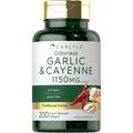 Carlyle Odorless Garlic and Cayenne 200 softgels bottle front view showcasing herbal supplement details