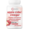 Micro Ingredients Apple Cider Vinegar Complex 300 capsules front view showing the 4 in 1 formula label.