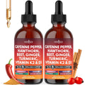 New Age Cayenne Pepper Supplement Liquid Drops front view for cardiovascular health support.