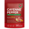 FANSHI Bnhuimx Cayenne Pepper 240 softgels bottle front view showing 12-in-1 formula label for circulation support.