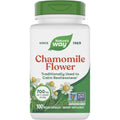 Nature's Way Chamomile Flower 700 mg 100 Vegan Capsules front bottle view for relaxation support.