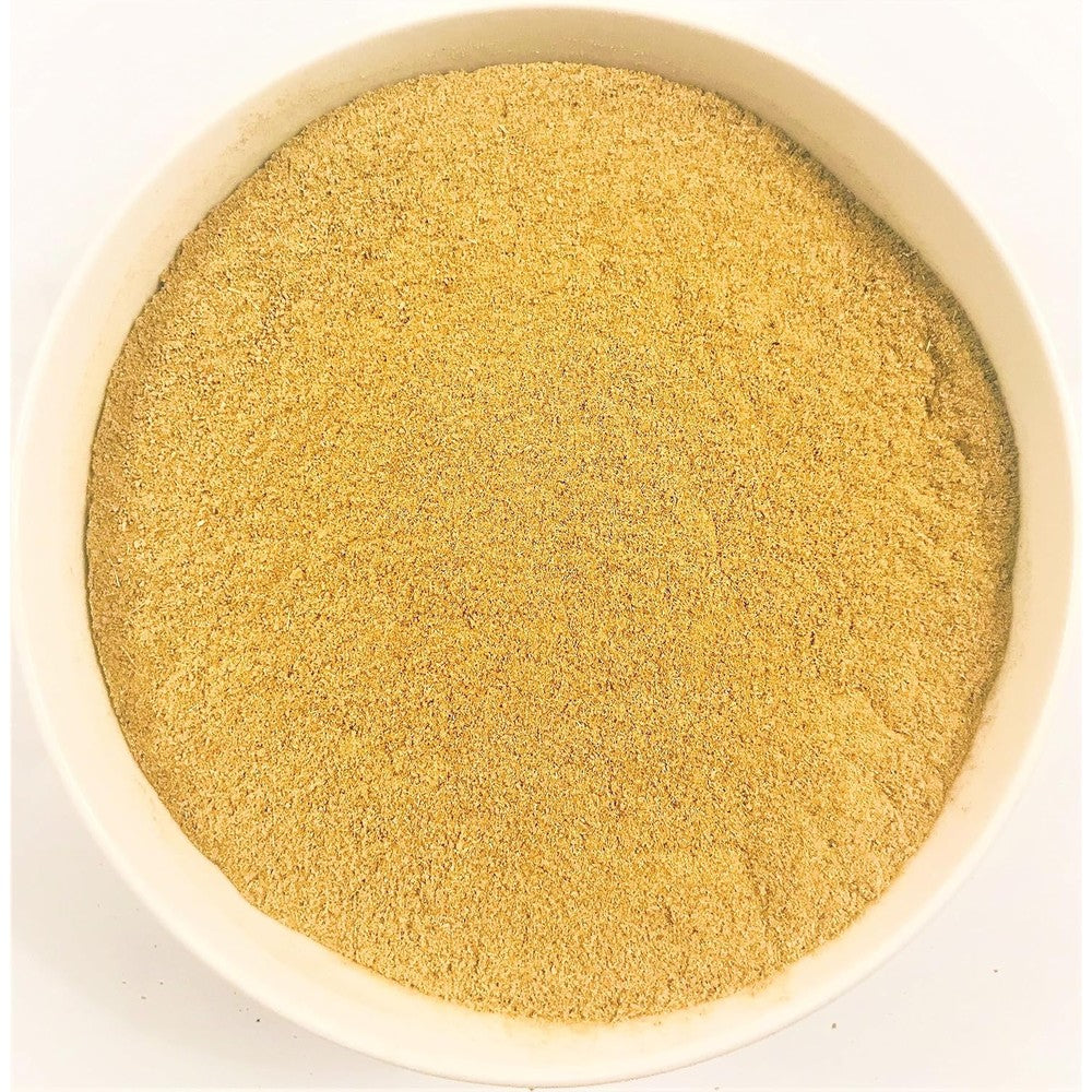 The Bloomin Herb Shoppe Wildcrafted German Chamomile Dried Powder front view of product packaging