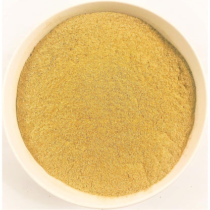The Bloomin Herb Shoppe Wildcrafted German Chamomile Dried Powder front view of product packaging