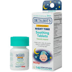 Dr. Talbot's Night Time Chamomile Soothing Tablets front view of packaging box