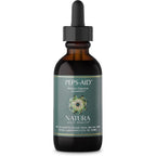 Natura Health Products Peps-Aid Digestive Relief 2 Fluid Ounces front view bottle showing herbal liquid supplement labeling.