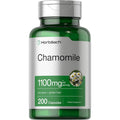 Horbaach Chamomile Flower Extract 1100mg 200 capsules front bottle view