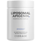 Codeage Liposomal Apigenin 90 capsules front view showing premium packaging.